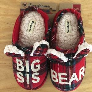 Big Sis Bear Slippers BRAND BEW size 13/1 kids